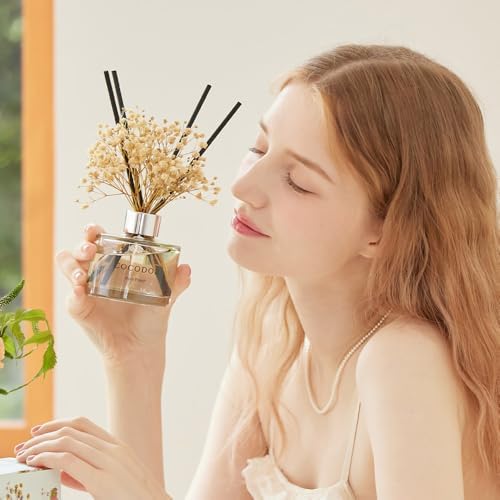 Cocodor Flower Reed Diffuser Set 67oz Clean Linen