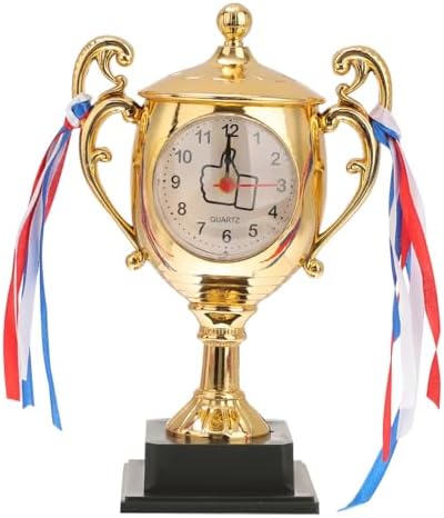 KESYOO Gold Trophy Alarm Clock for Kids and Adults