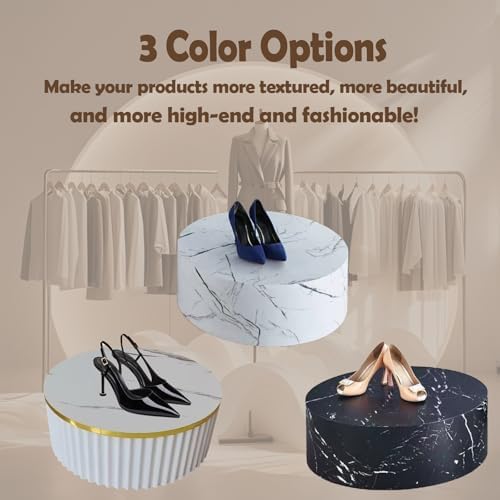 Elegant Cylinder Display Pedestal Stand for Parties