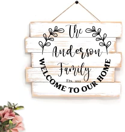Custom Monogram Wall Art Personalized Family Name Sign