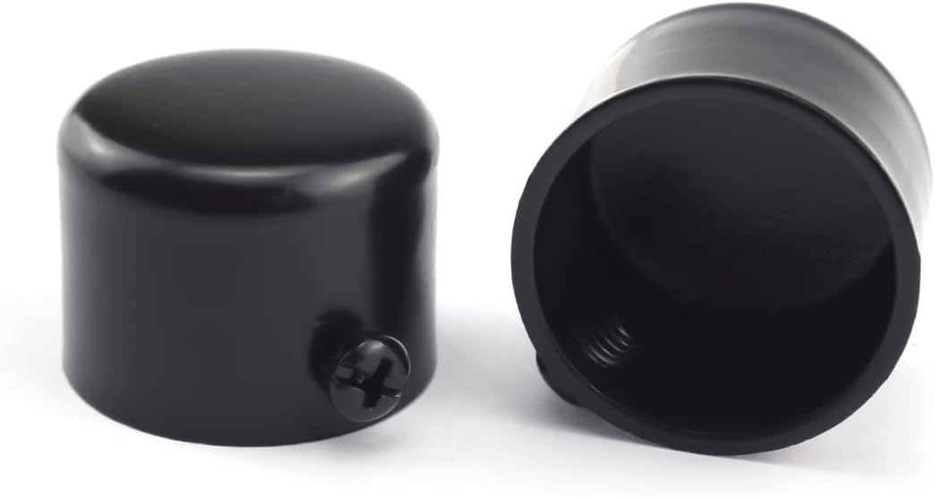 Aifeier ET Black Curtain Rod End Cap 2PCS