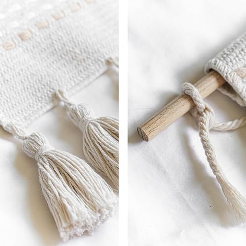 BlissBlush Boho Tassel Wall Hanging Tapestry
