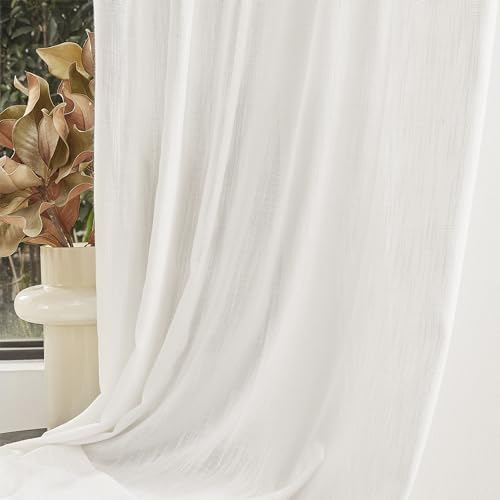 MYSKY HOME French Door Curtains 50x72 2pcs