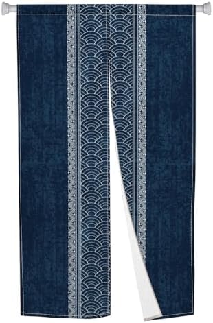 Royal Blue Noren Door Curtain 335 x 559 Inches