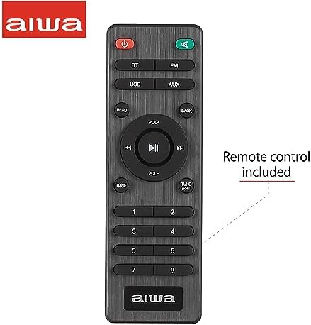 Aiwa Wireless Speaker with Bluetooth and FM Radio