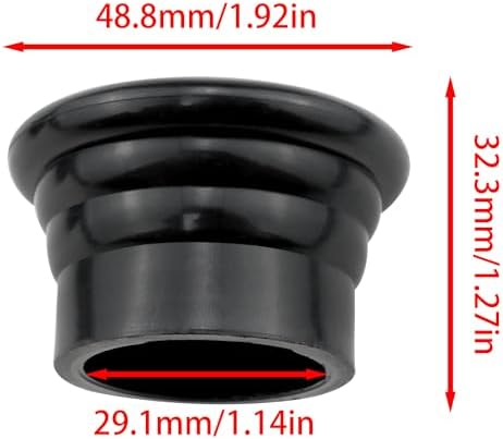VAKTOK 11 Inch Diameter Romanesque Curtain Rod Ends - 6pcs