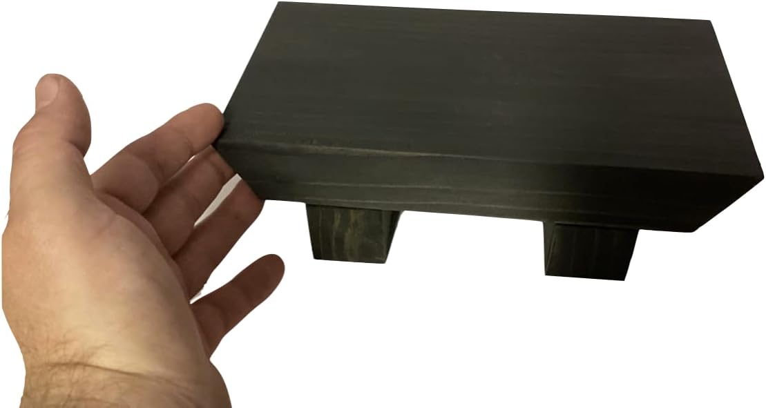 Black Display Stand Pedestal Riser 1