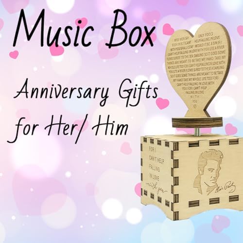 Sooharic Cant Help Falling in Love Wooden Music Box