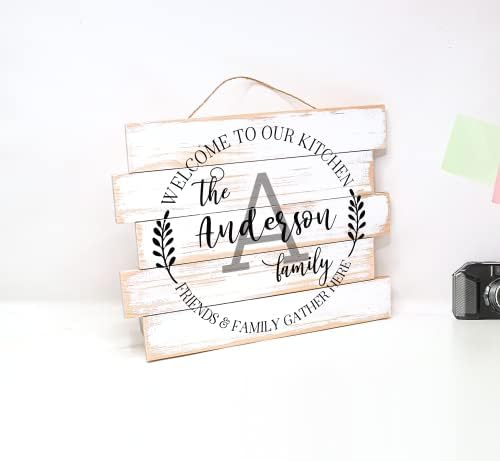 Personalized Kitchen Sign - Farmhouse Wall Art 10x12