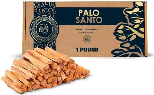 OLA BLUE Palo Santo Smudging Sticks 1 Pound Pack