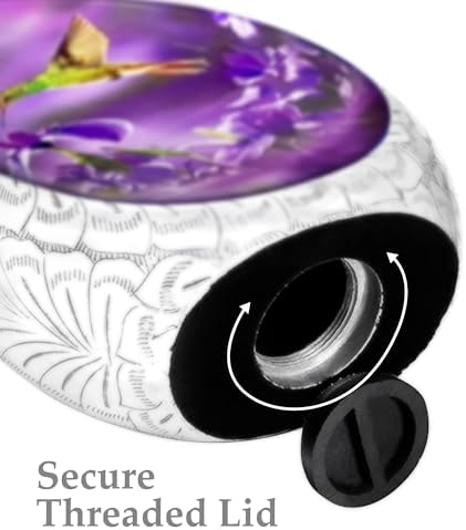 Trupoint Memorials Purple Hummingbird Teardrop Urn