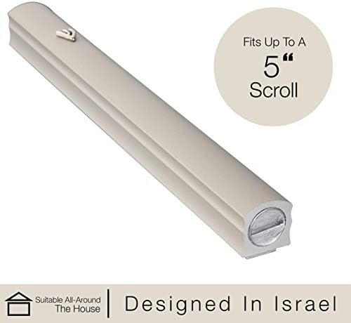 AS Mezuzot Silver Shin Design Mezuzah Case for Home Blessing