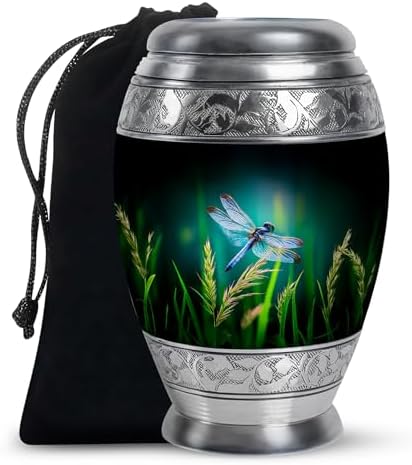 Dragonfly Cremation Urn 10 Inch for Human Ashes
