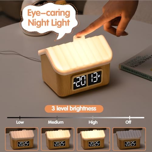 WILIT Alarm Clock with Touch Night Light and Sunrise Feature