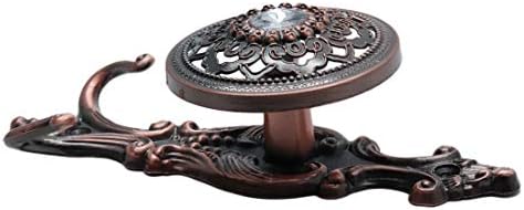 Xiaoyztan Red Bronze Metal Curtain Holdbacks Pack of 2