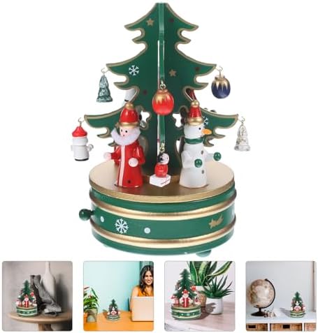 Cabilock Christmas Music Box with Figurines