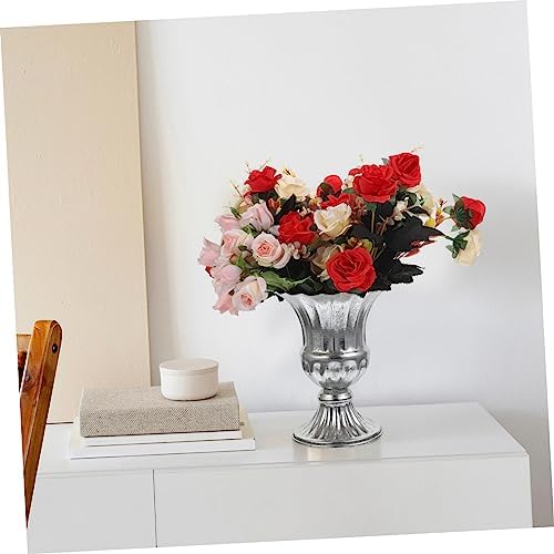 Garneck Elegant Metal Flowerpot for Dried Flowers and Plants