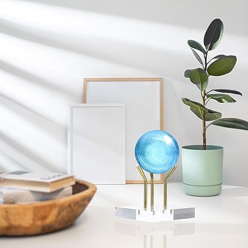 Hipiwe Gold Metal Easel with Acrylic Base Display Stand