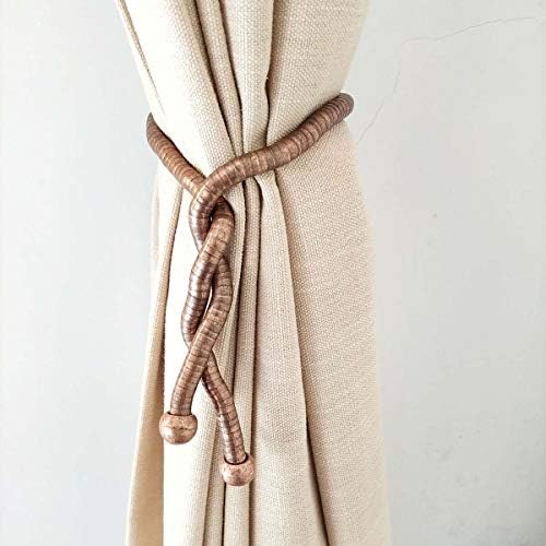 KXLIFE Antique Copper Curtain Holdbacks 2 Pack