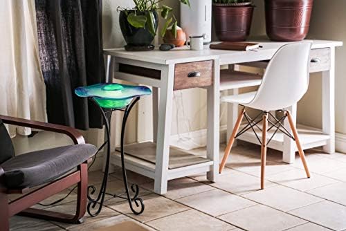 XBrand Canary Floor Mist Fountain with Blue Light