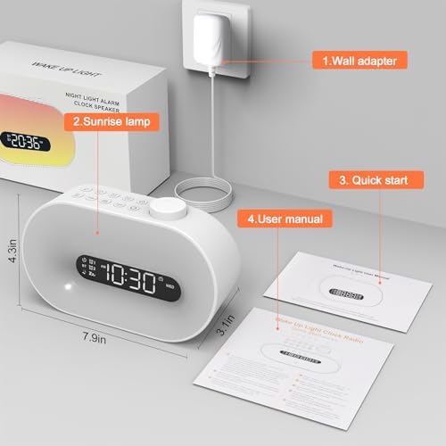 Sunrise Alarm Clock with Light and Sound
