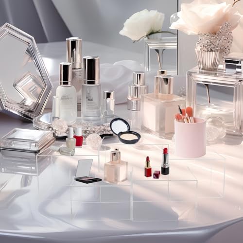 8 Pack Clear Acrylic Risers for Display