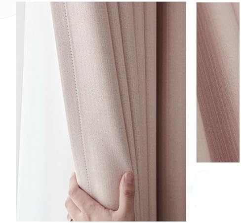 Wycian Kitchen Window Treatments Sheer Curtains 2 Pack Cotton Solid 40W x 96H