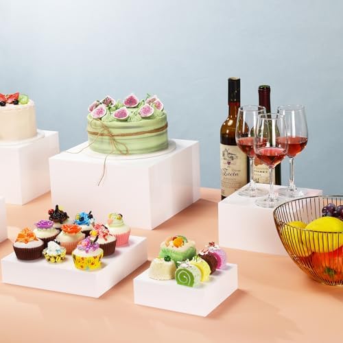 6 Pack Acrylic Display Boxes for Parties and Events