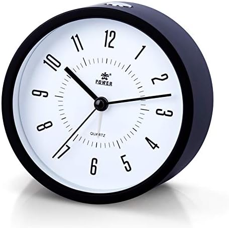 LAIGOO Silent Analog Alarm Clock with Nightlight Function