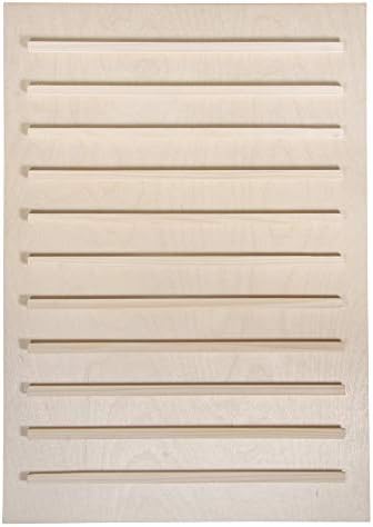 Rayher Wooden Memo Board 30x42cm Natural with 96 Letters Numbers Symbols