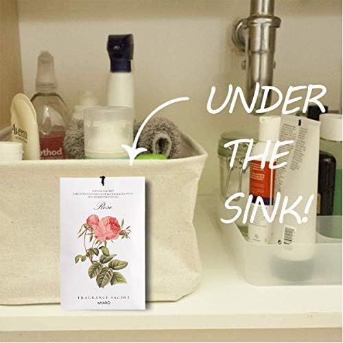 MYARO 12 Rose Scented Sachets for Drawers and Closets