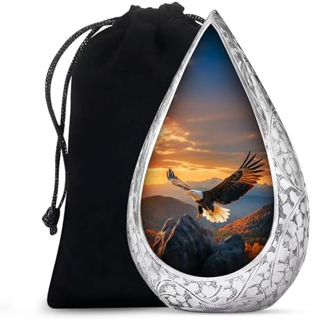 Eagle Cremation Urn - 10 Inch Human Ashes Urn for Dad and Mom