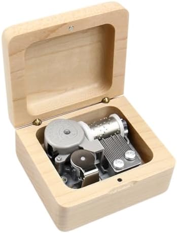 Sinzyo Maple Wooden Music Box with 18 Notes