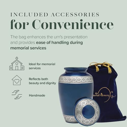 Eternal Harmony Cremation Urns Large Adult Size