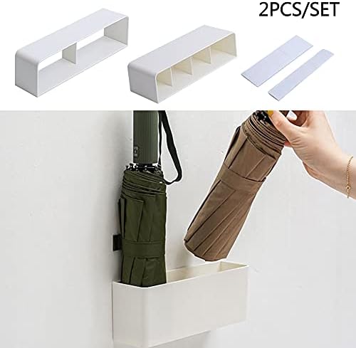 EKDJKK 2pcs Adjustable Wall Mounted Umbrella Stand Holder