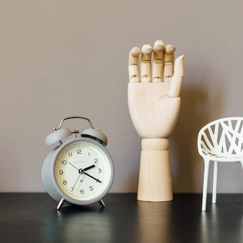 NEWGATE Charlie Bell Echo Alarm Clock - Grey
