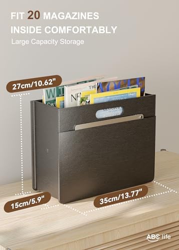 ABC Life Foldable Magazine Rack Black