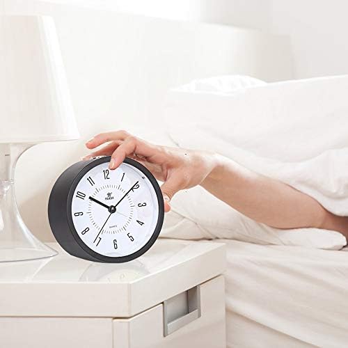 LAIGOO Silent Analog Alarm Clock with Nightlight Function