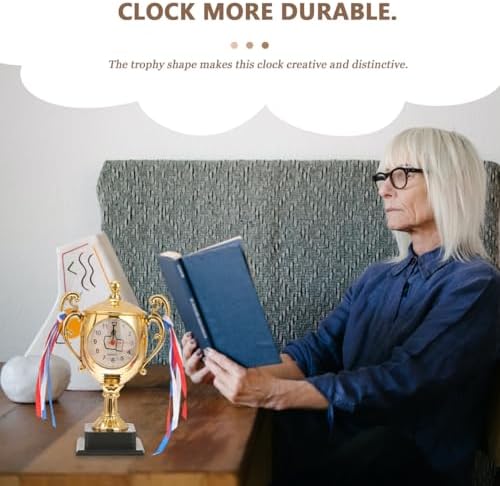 KESYOO Gold Trophy Alarm Clock for Kids and Adults