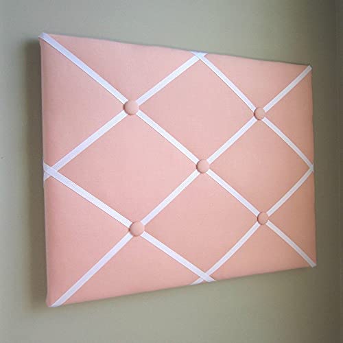 16x20 French Memory Board Bow Board Peach White