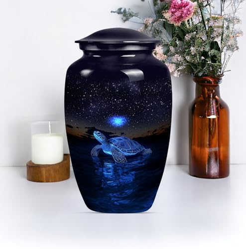 Turtle Urn for Ashes - Set of 1 10 Inch