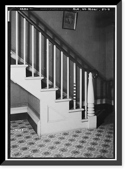 Historic Framed Print of Judge Oliver J Semmes House
