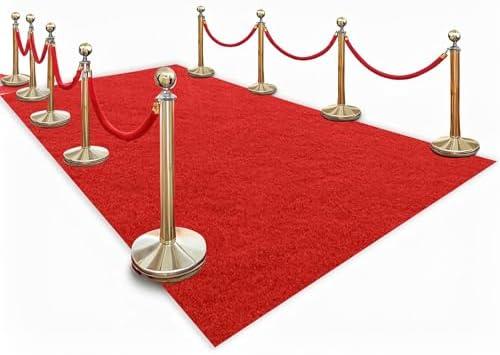 Extra Thick 3x10ft Red Carpet Runner for Events