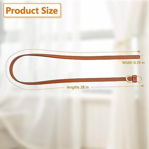 4 pcs Leather Curtain Holdbacks with Metal Buckle