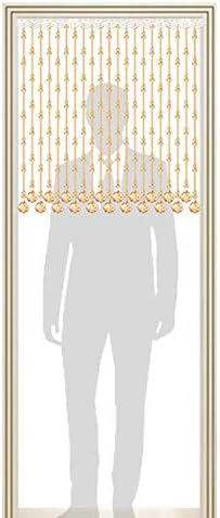 21 Strands Crystal Beaded Curtain for Doorways - 80x80cm