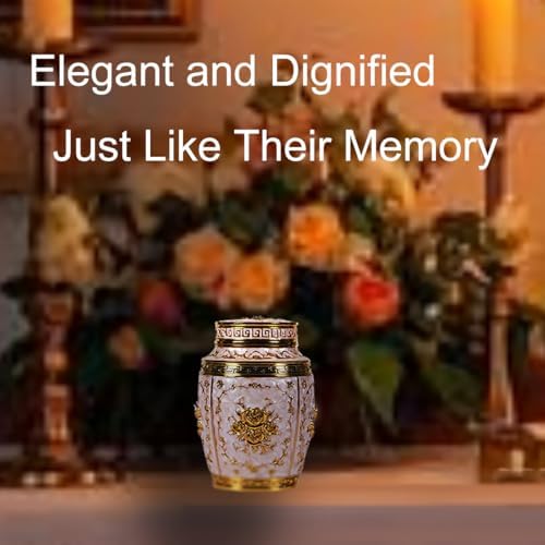 Keepsake Rose Urn for Human Ashes Medium