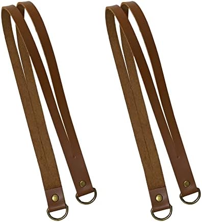 Classic Leather Curtain Tiebacks 4Pcs Brown