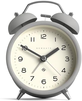 NEWGATE Charlie Bell Echo Alarm Clock - Grey