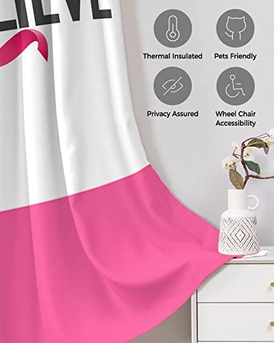 Believe Doorway Curtains 78 Inch Blackout Panels