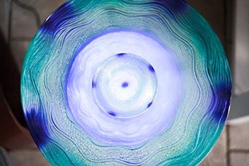 XBrand Canary Floor Mist Fountain with Blue Light